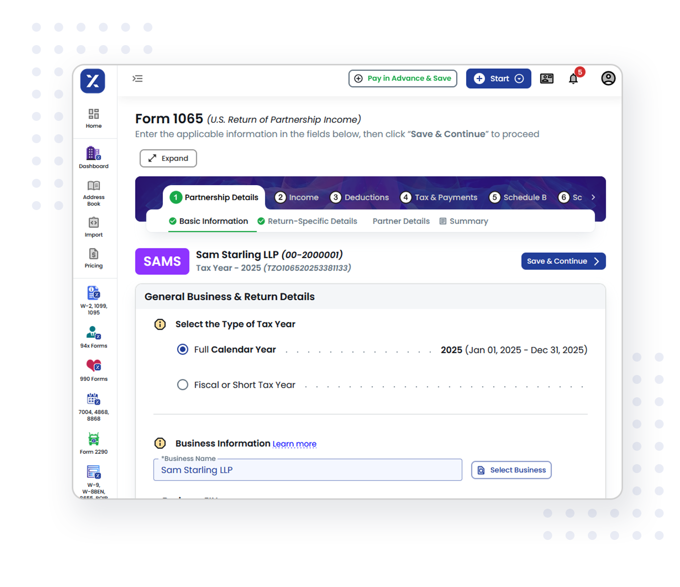 How to E-file Form 1065 with TaxZerone
