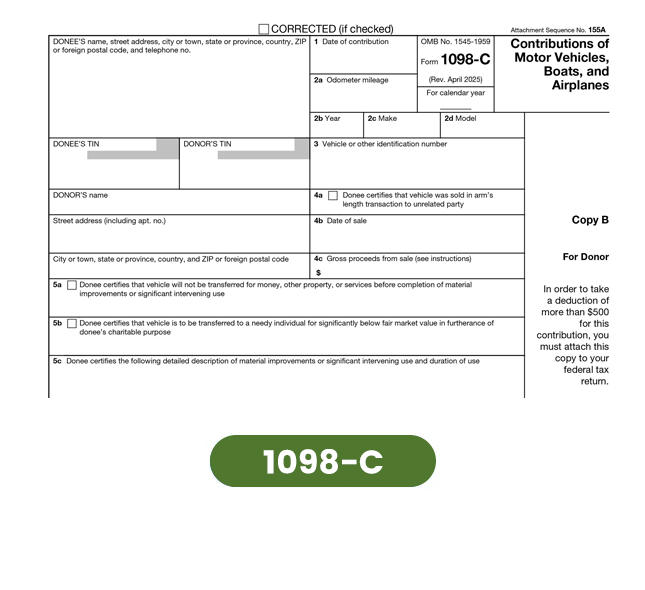 Form 1098, Mortgage Interest Statement