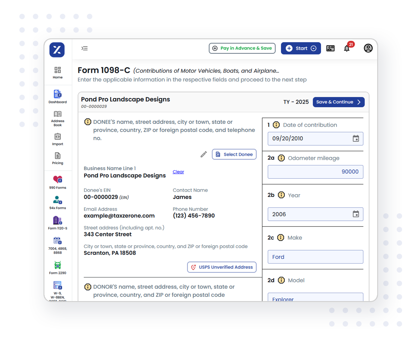 TaxZerone’s 3-Step Process for Completing Form 1098-C