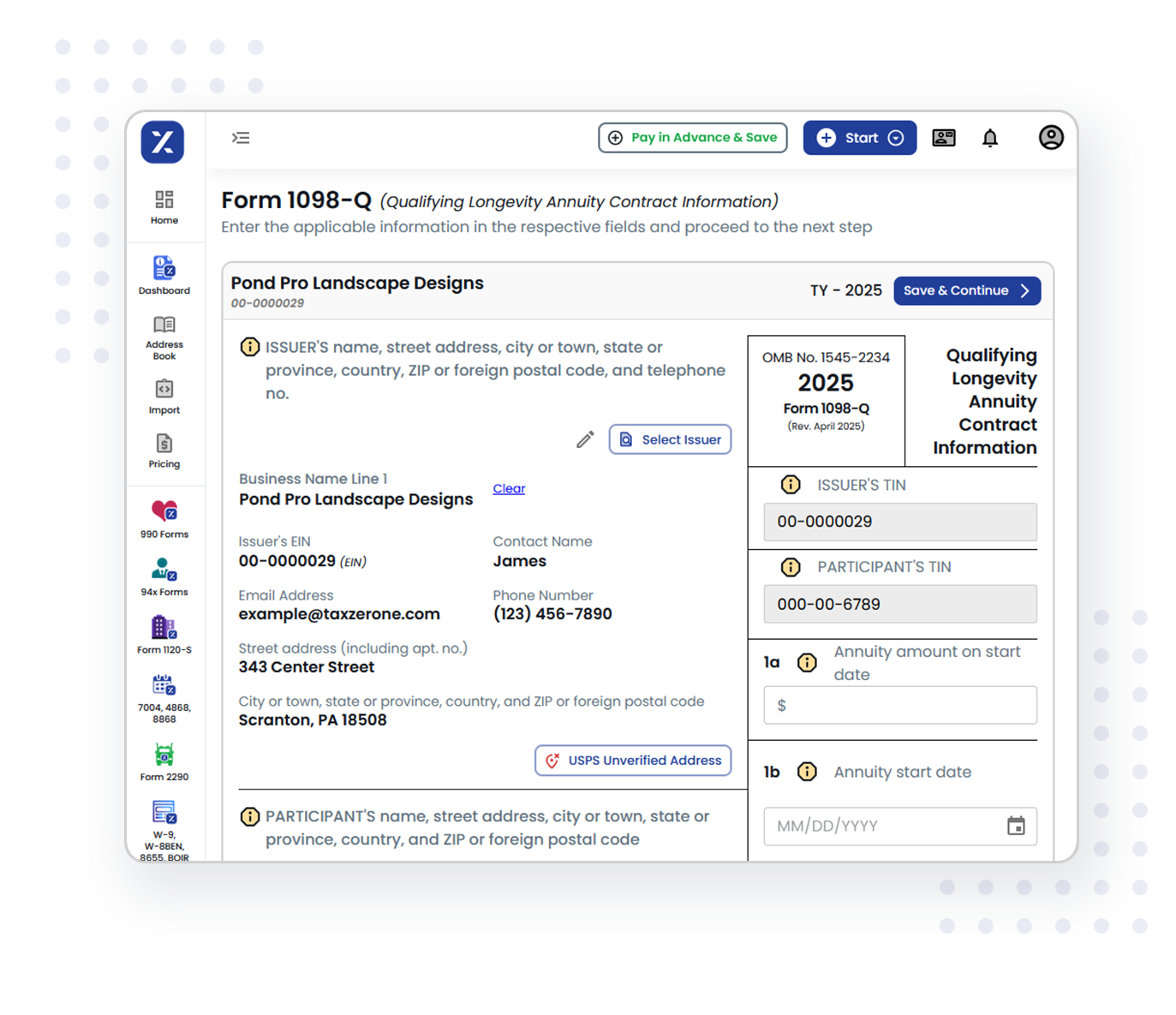 3 Quick Steps to File Form 1098-Q Online with TaxZerone