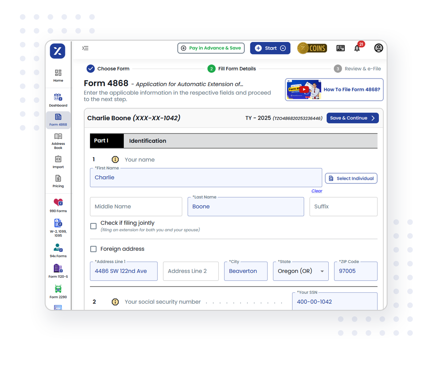 Get an extension of up to 6 months by completing just 3 simple steps