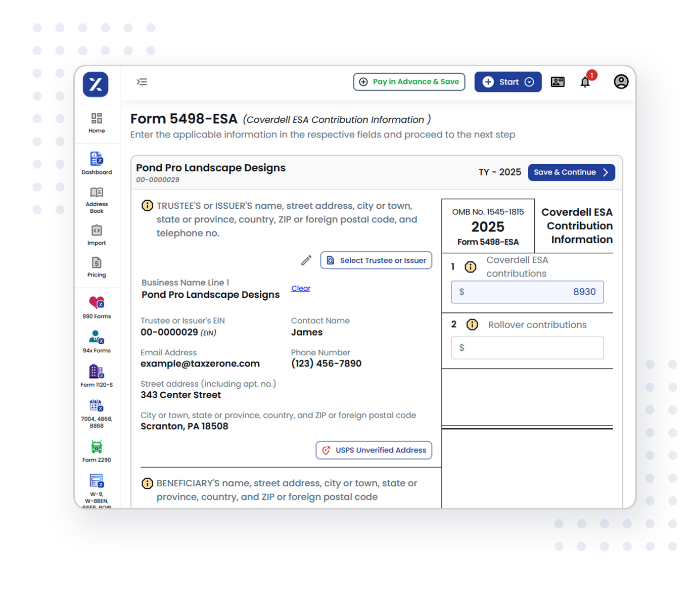 TaxZerone makes filing quick and secure—just 3 steps to get it done.