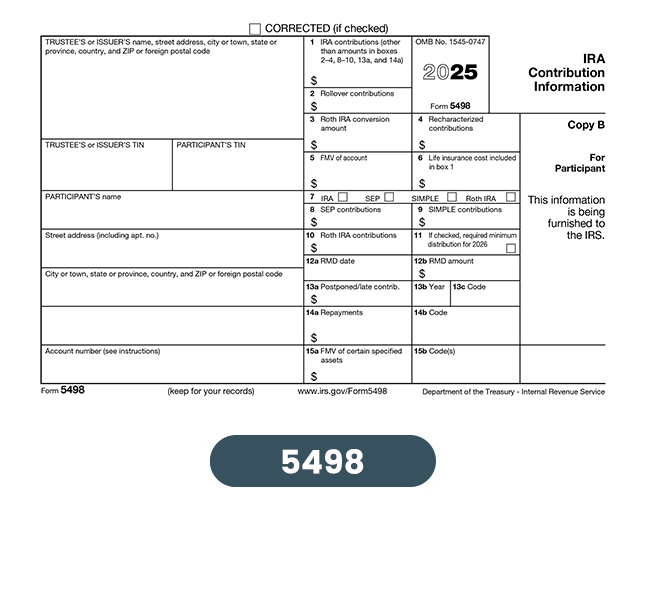 Report IRA contributions, rollovers, conversions,