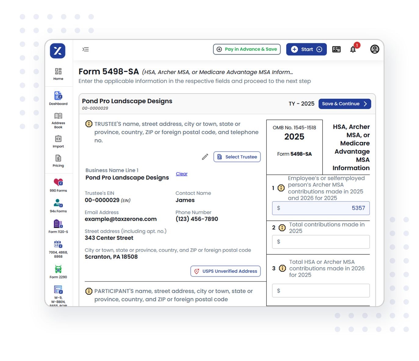 TaxZerone makes filing quick & secure—just 3 steps to get it done.