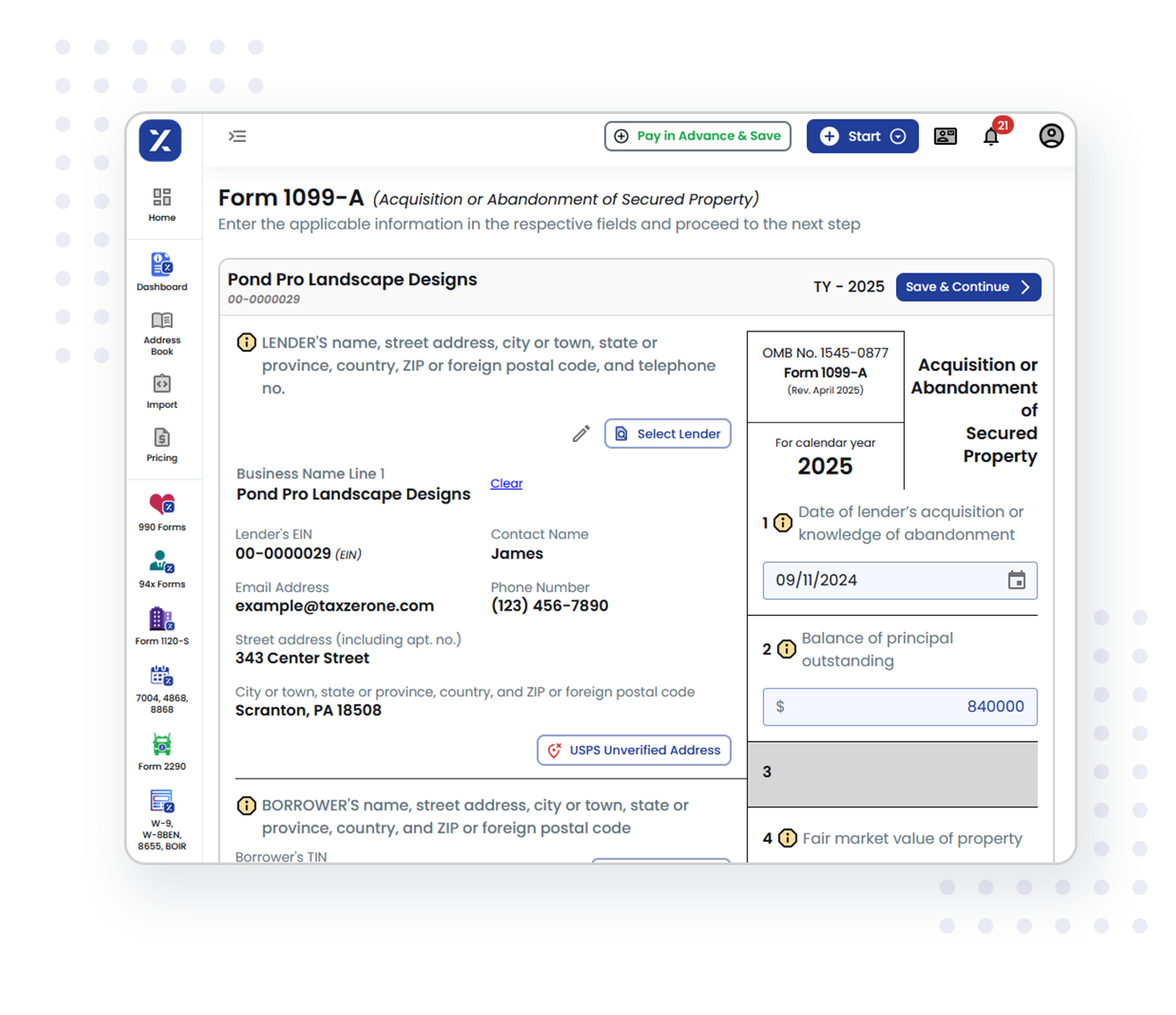 3 Simple Steps to Complete Your Form 1099-A E-filing