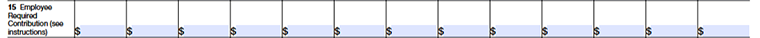Form 1095-c-line 15-employee required condition