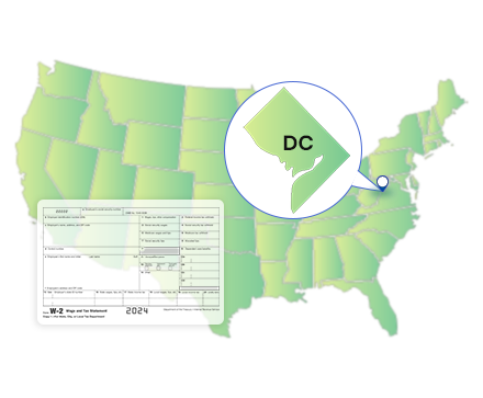 Meet the 2025 W-2 Filing Requirements for the District of Columbia.
