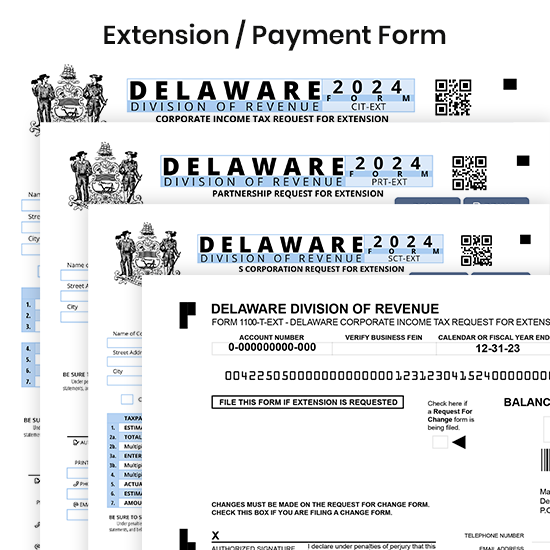 What Business Extension Forms are required in California?