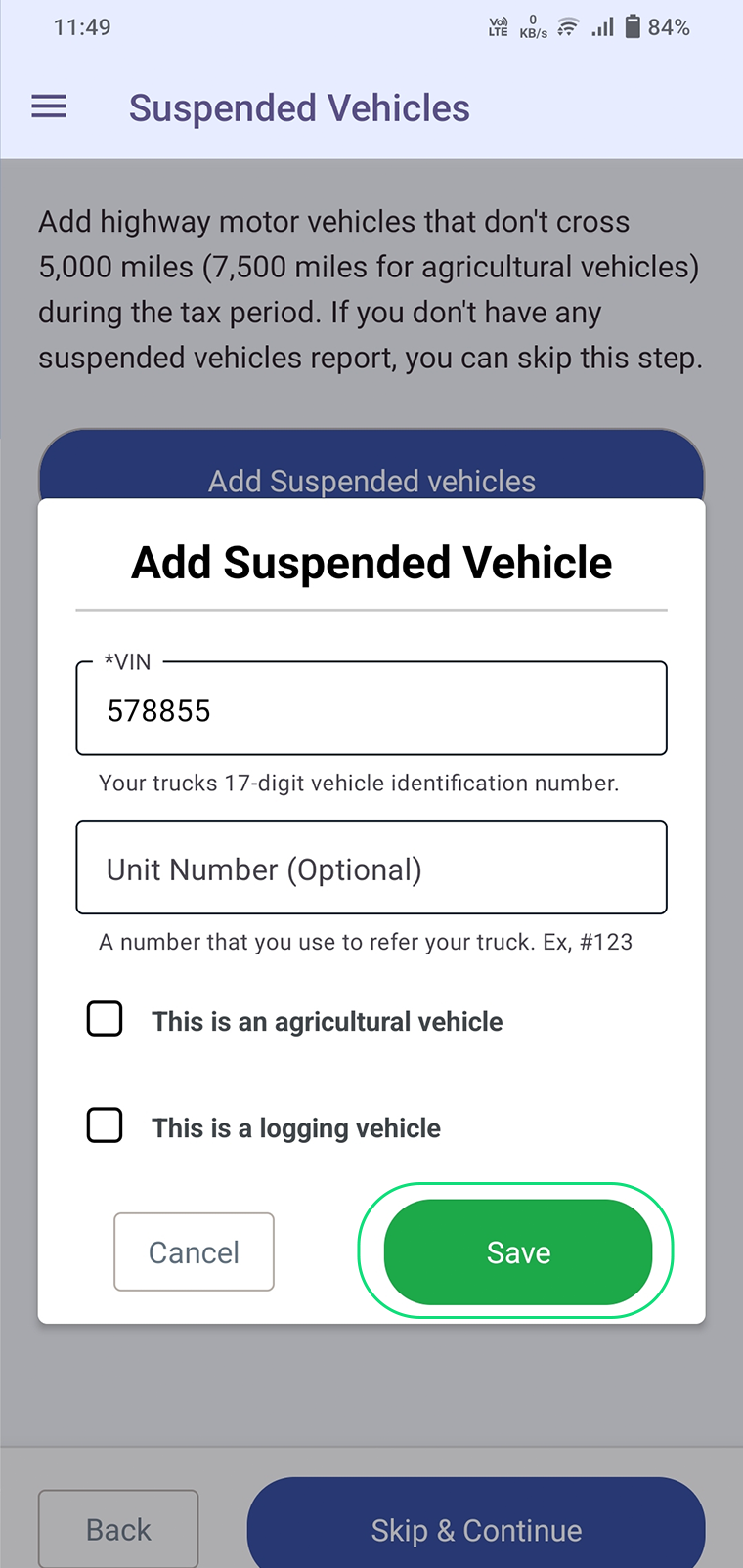 Enter the Suspended Vehicle