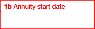 Box 1b. Annuity Start Date