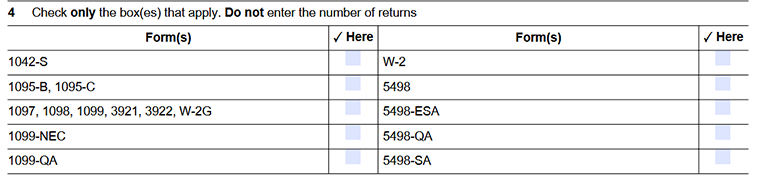 If you are using a single Form 15397