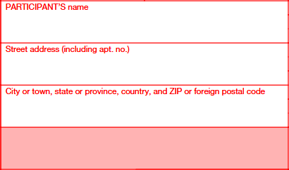 Step 2: Enter the Participants details