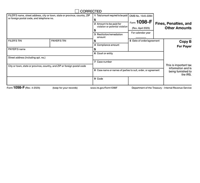 What is Form 1098-F?