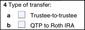 Box 4: Type of Transfer