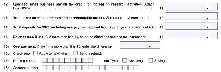 form 943 small business taxes