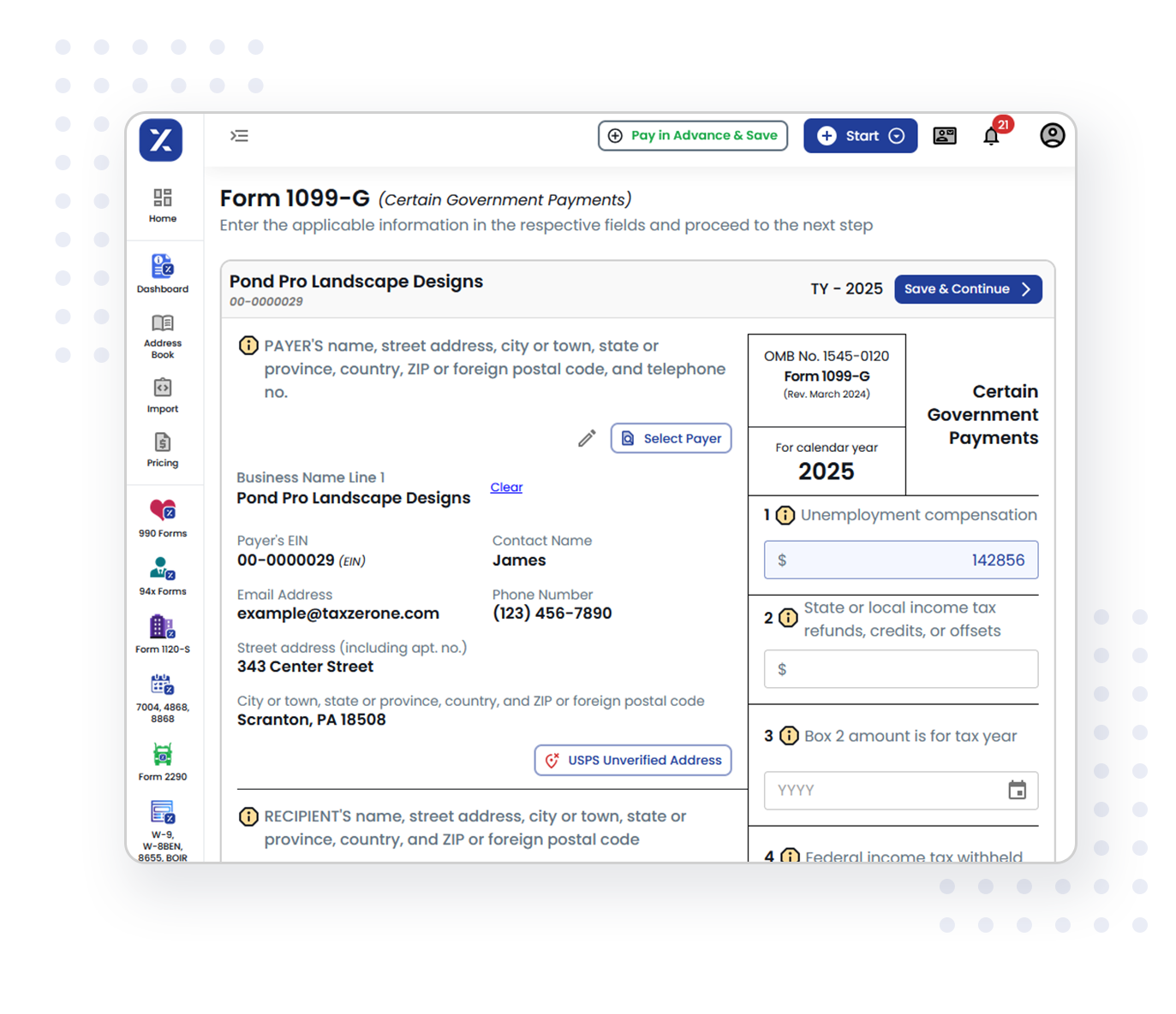 3 Simple Steps to Complete Your Form 1099-G E-filing