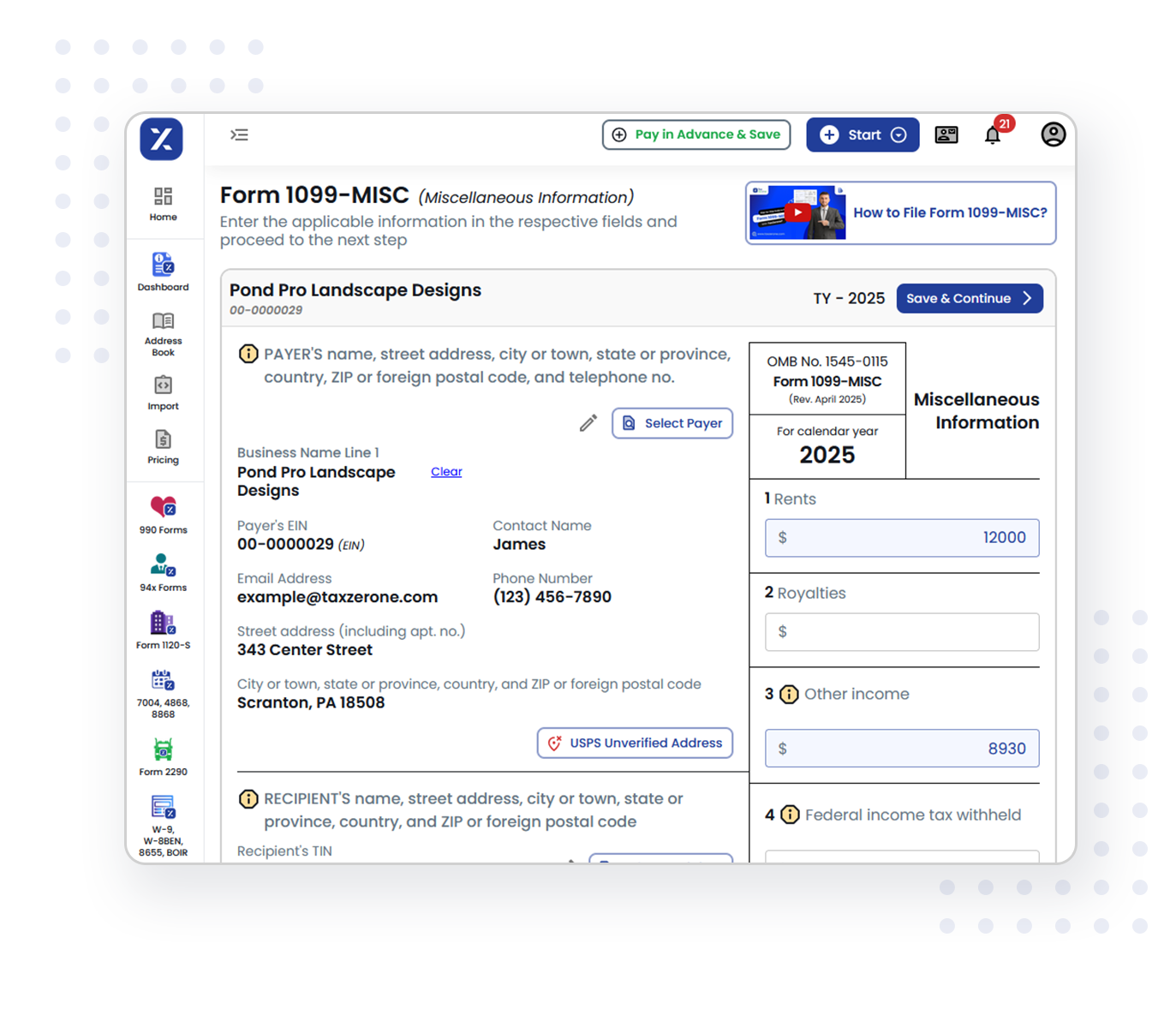 3 Simple Steps to Complete Your Form 1099-MISC E-filing