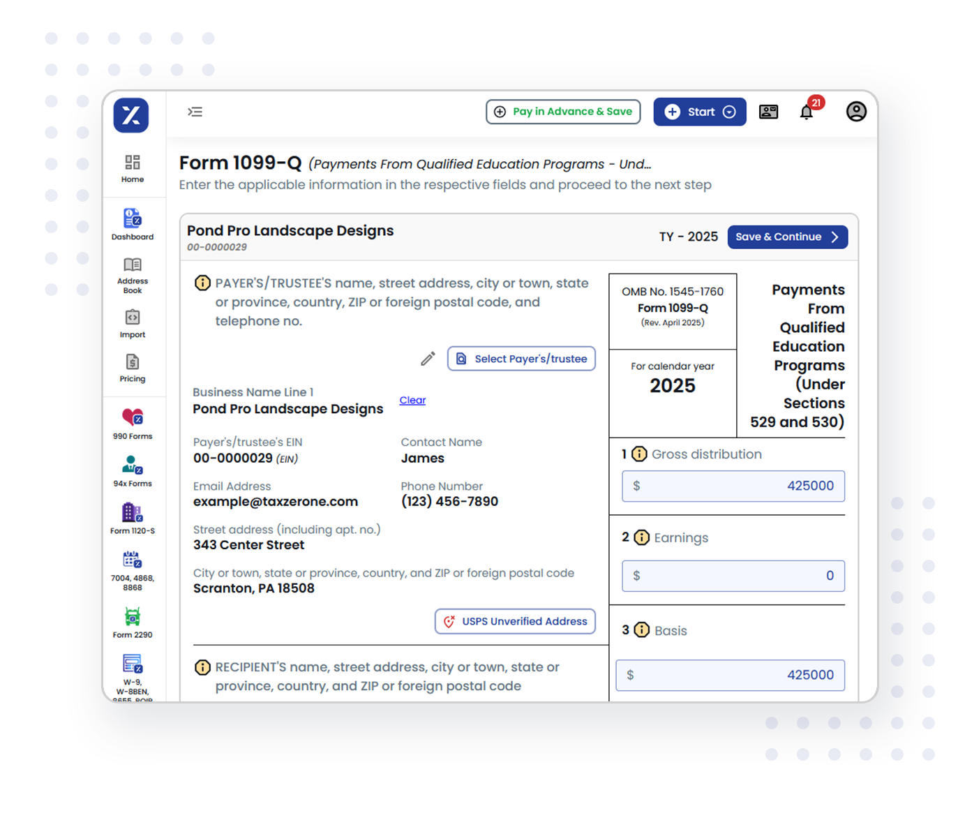 3 Simple Steps to Complete Your Form 1099-Q E-filing