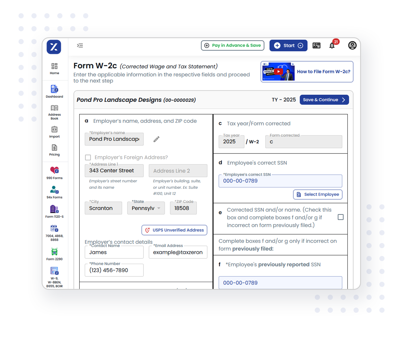 3 Simple Steps to Complete Your Form W-2c E-filing