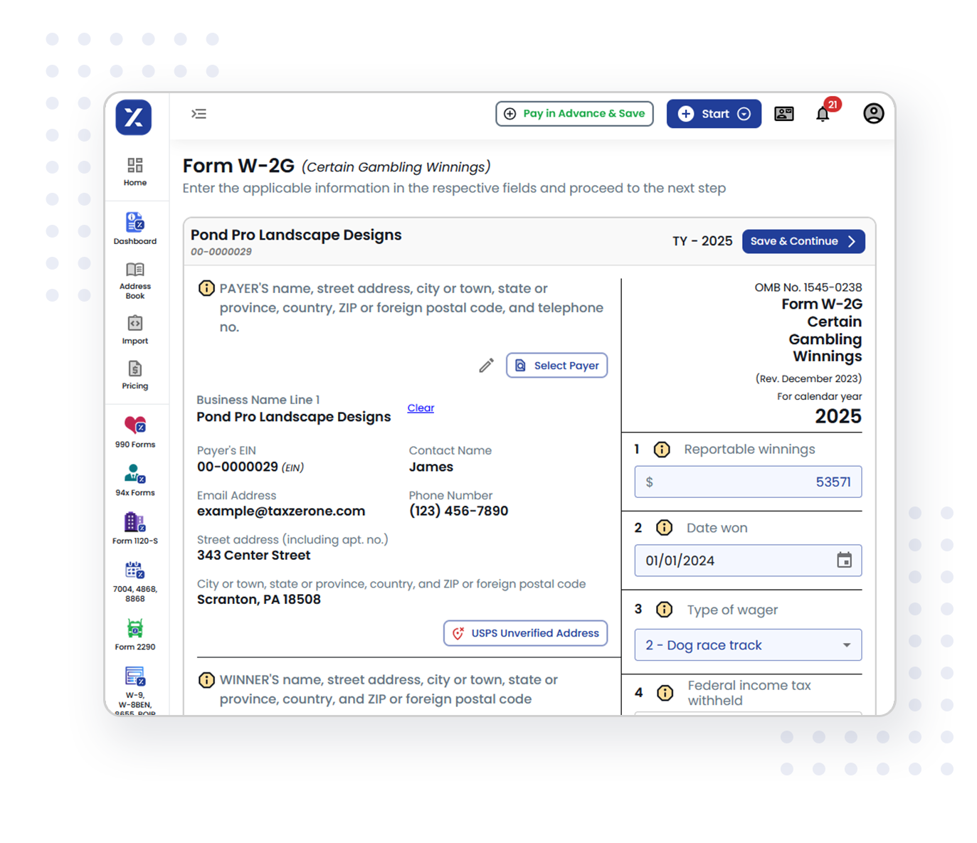 How to Complete IRS Form W-2G in 3 Easy Steps with TaxZerone